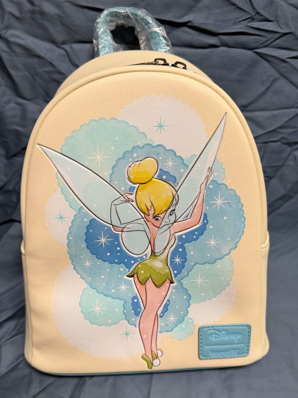 Loungefly Disney Tinker Bell Cream Backpack NWT